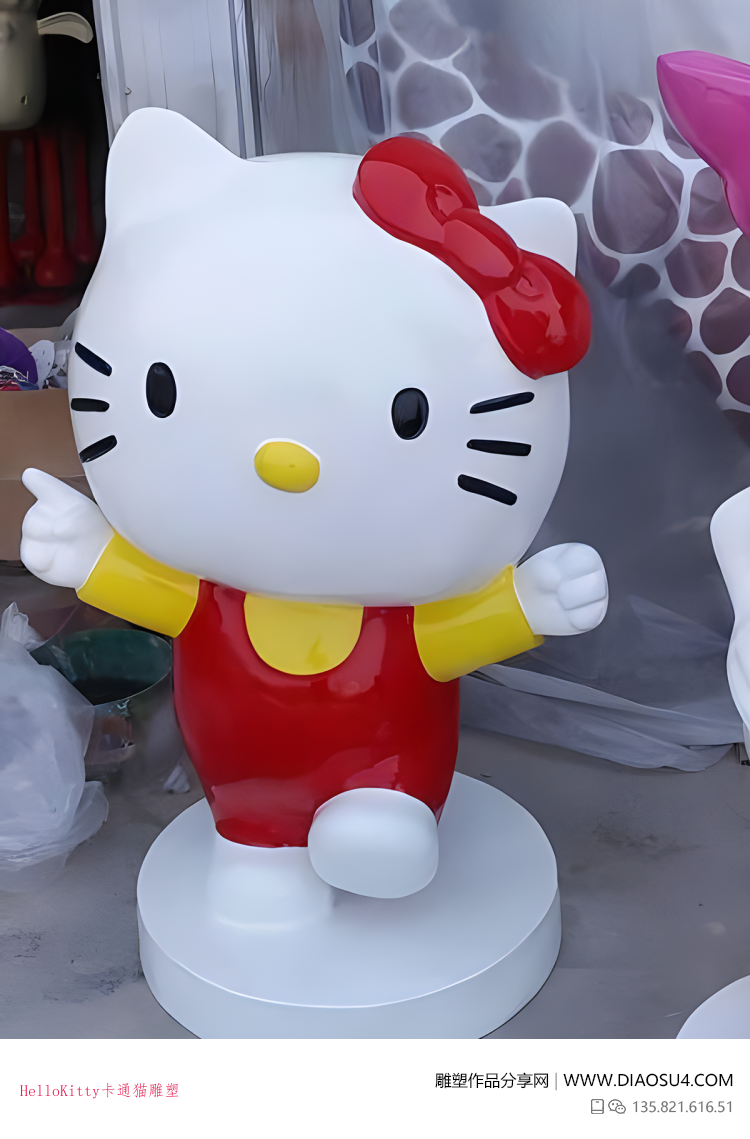 HelloKitty卡通猫雕塑